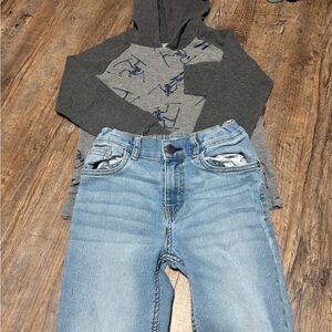 OshKosh B'gosh Gray and Blue Kids Matching Set